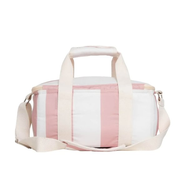Business & Pleasure Co. The Holiday Cooler Bag - Pink Capri Stripe - Picture 3 of 10